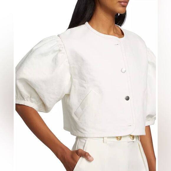 Tanya Taylor Samantha Cropped Jacket size M - Picture 4 of 14